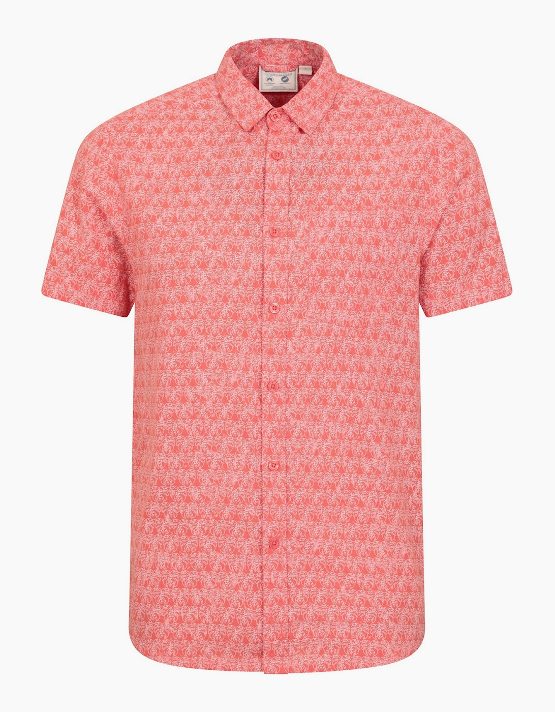 Mountain Warehouse Mens Preston Illustration Leaves Shirt, 5 of 4