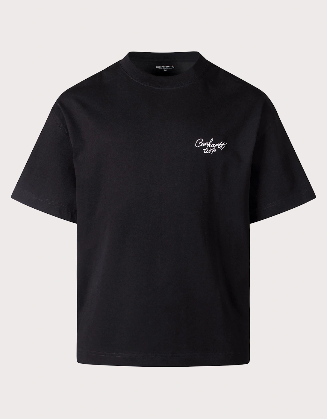 Boxy Loose Fit Signature Script T-Shirt