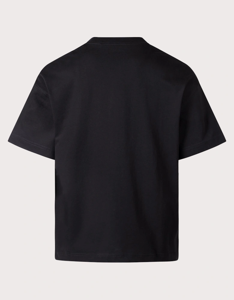 Boxy Loose Fit Signature Script T-Shirt