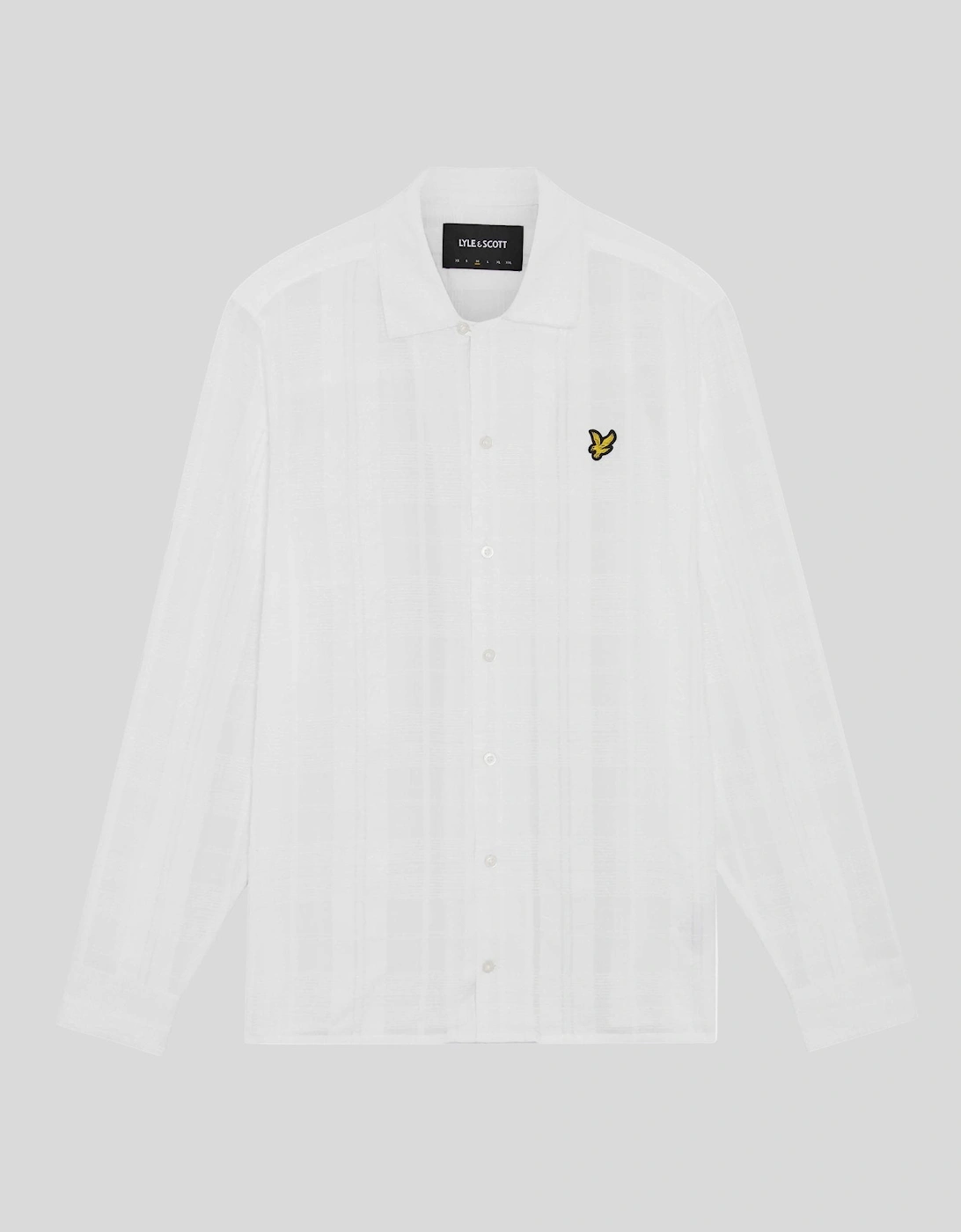 Cotton Check Textured Shirt