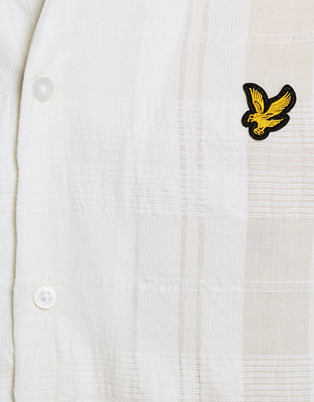 Cotton Check Textured Shirt