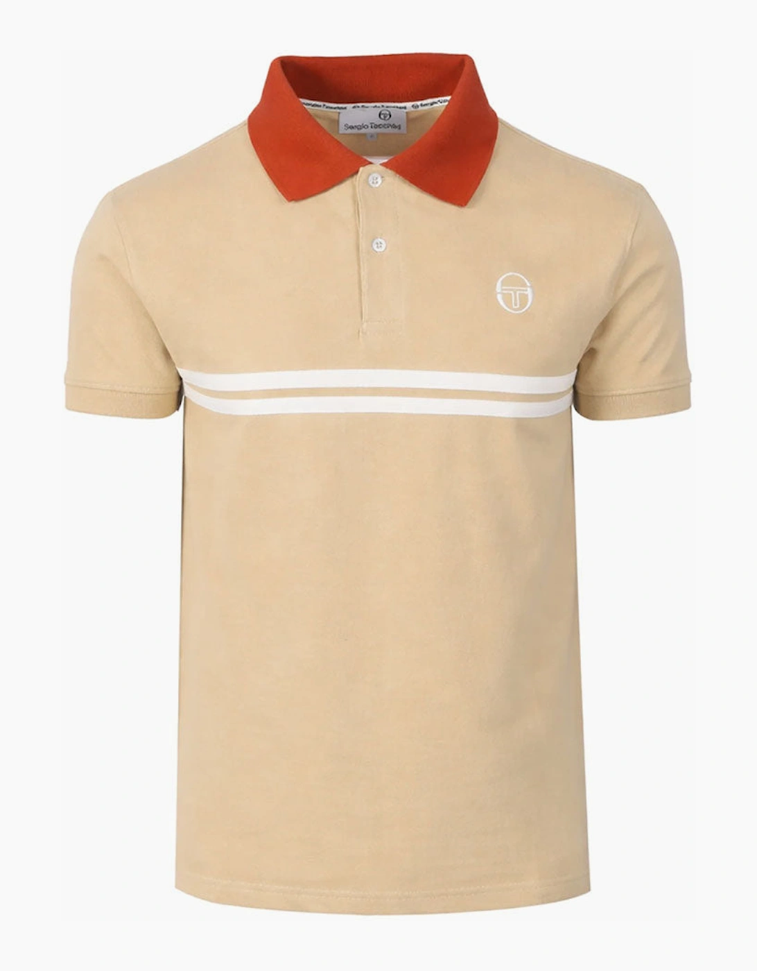 Sergio Tacchini Supermac Polo Shirt - Mojave Dessert/Rooibos Tea/Gardenia