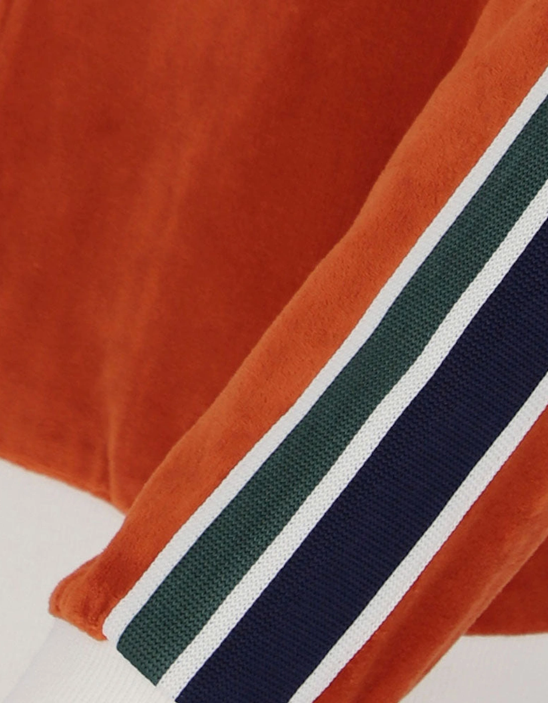 Sergio Tacchini Monte Velour Track Jacket - Rooibos Tea/Gardenia