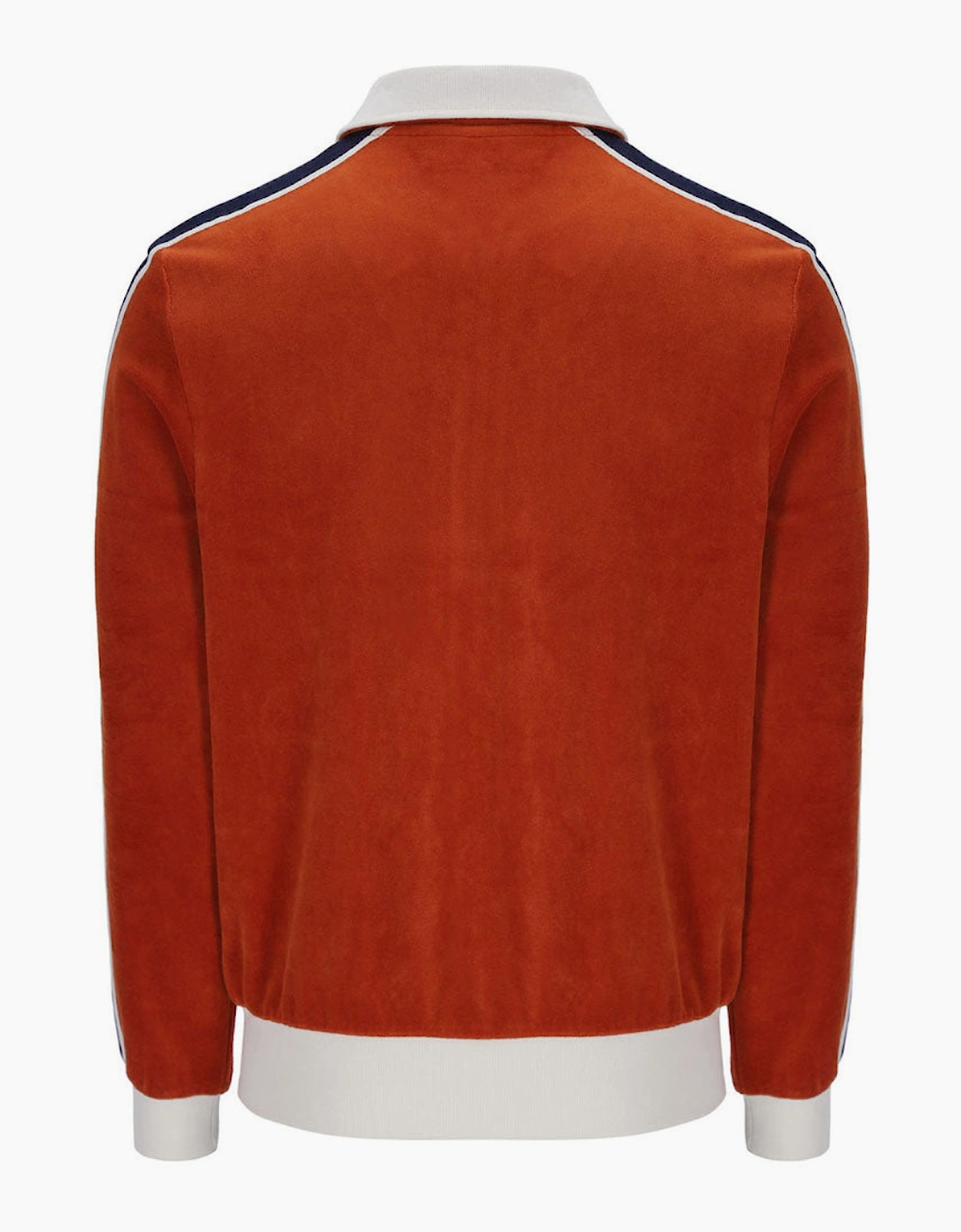 Sergio Tacchini Monte Velour Track Jacket - Rooibos Tea/Gardenia