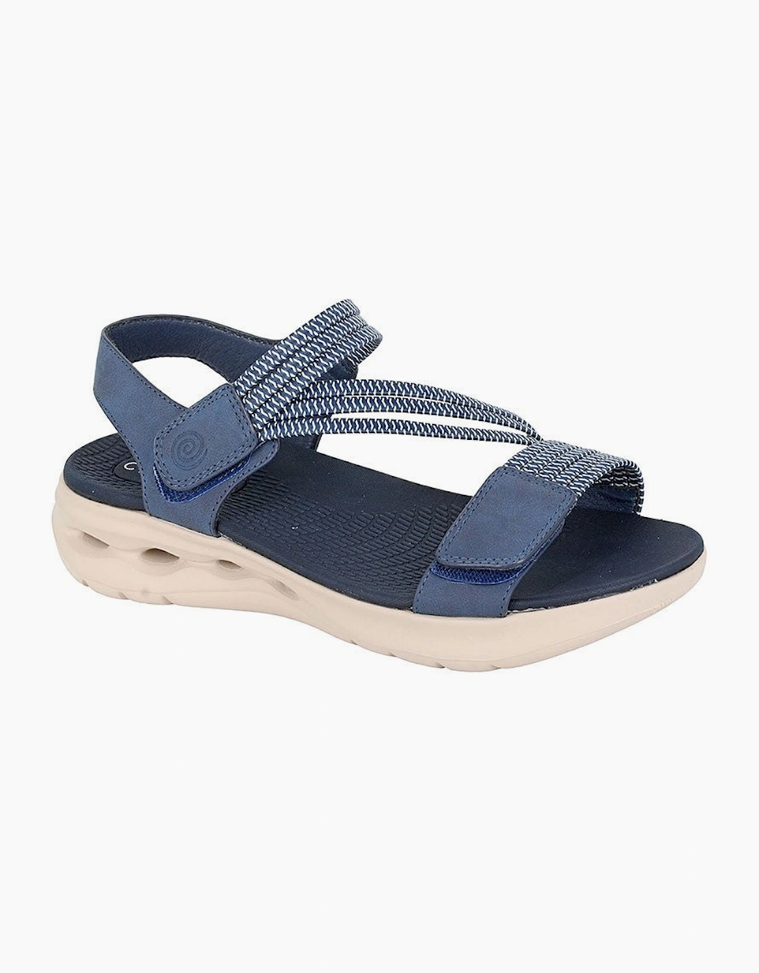 Cipriata ELENA Womens Ankle Strap Sandals Navy Blue, 3 of 2