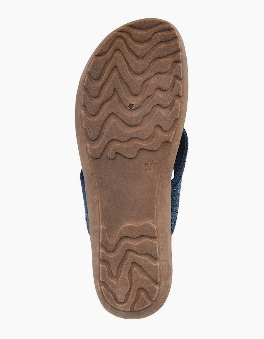 Cipriata ALCEE Womens Toe-Post Sandals Navy