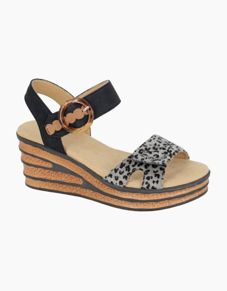 Cipriata DANTA Womens Ankle Strap Sandals Black