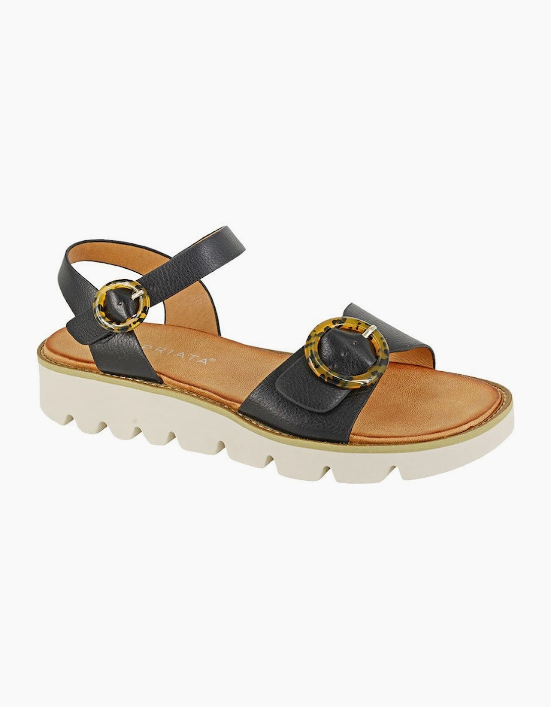 Cipriata MIMI Womens Ankle Strap Sandals Black, 3 of 2