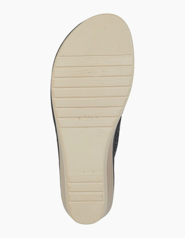 Cipriata SANDRA Womens Toe-Post Sandals Black