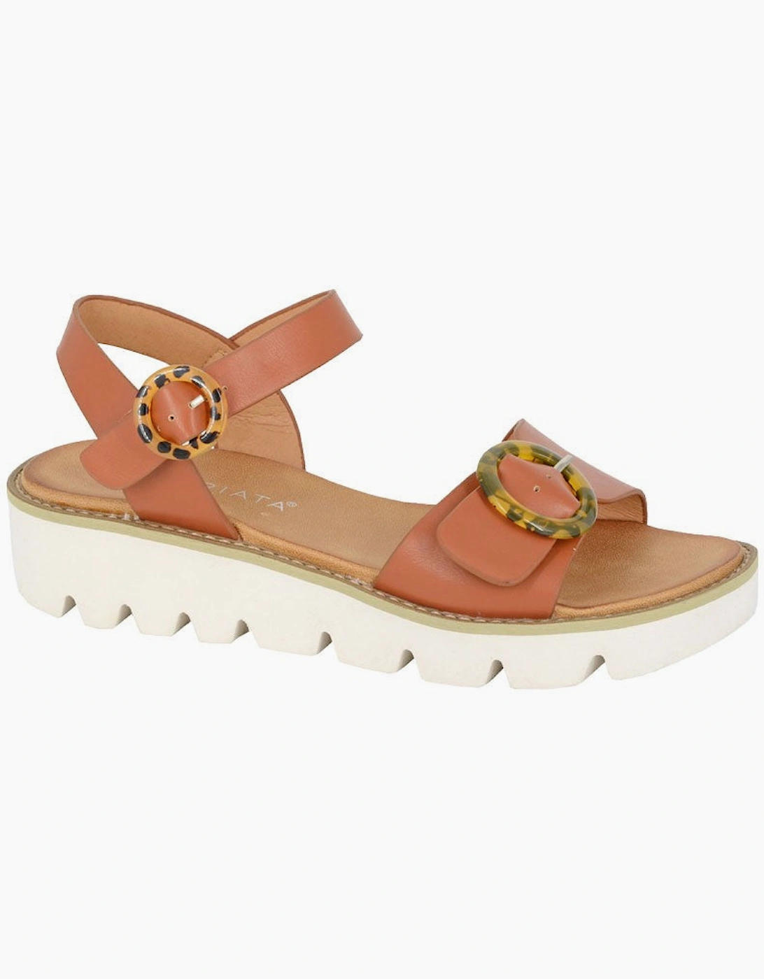 Cipriata MIMI Womens Ankle Strap Sandals Tan, 3 of 2