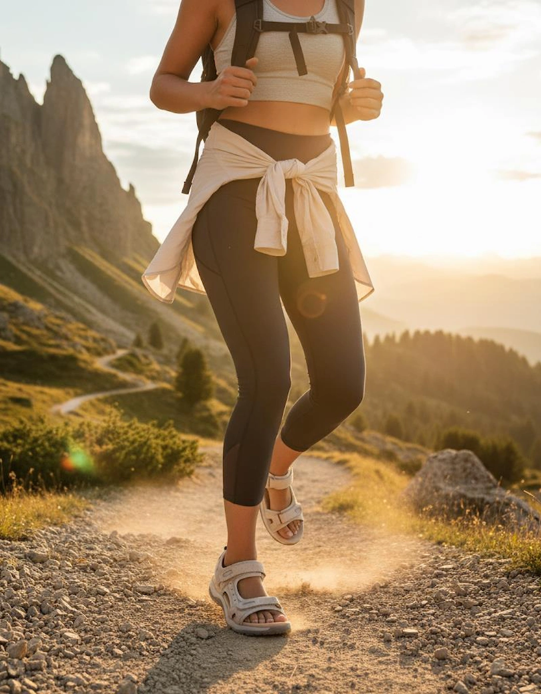 Free Spirit FRISCO Womens Hiking & Trail Sandals Champagne