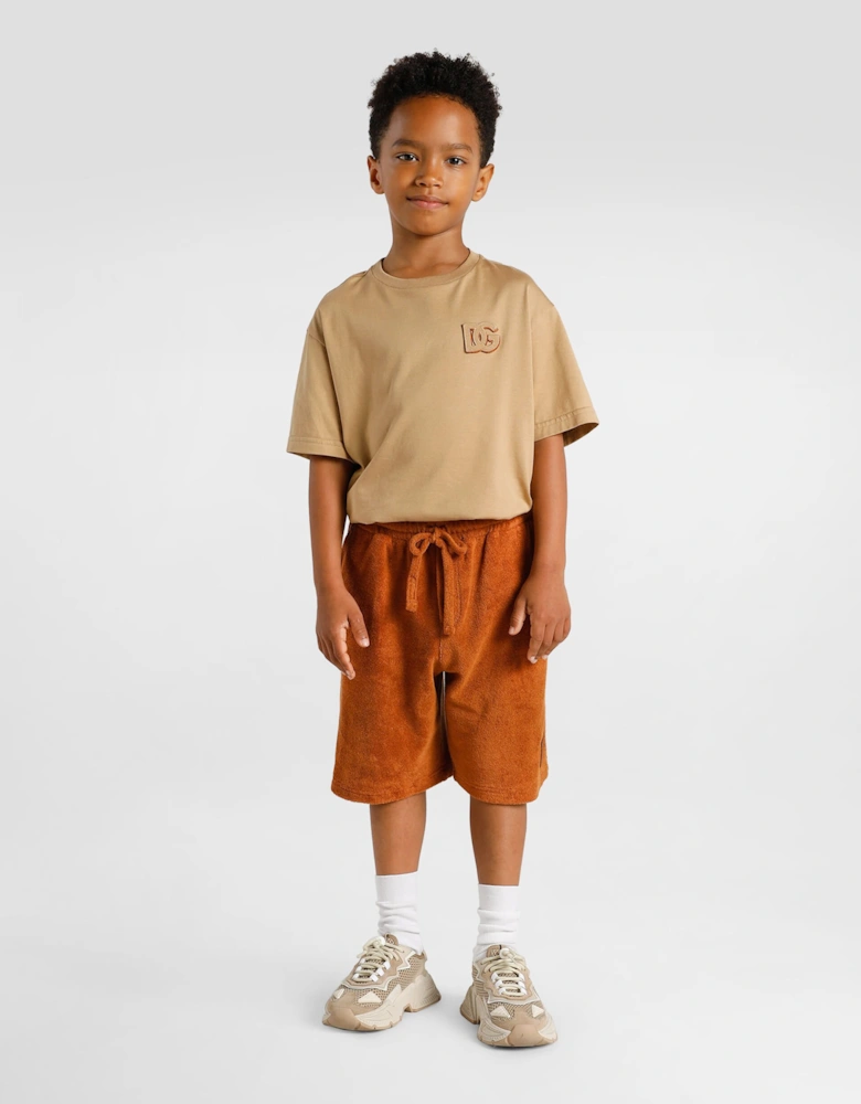 Dolce & Gabbana Kids DG Daymaster Trainers in Beige