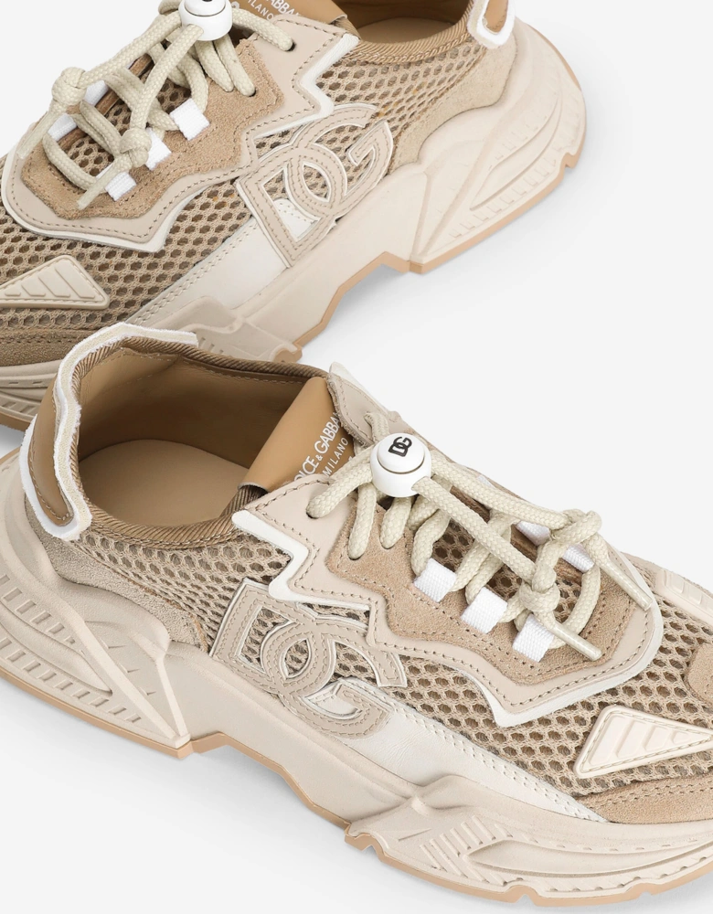 Dolce & Gabbana Kids DG Daymaster Trainers in Beige
