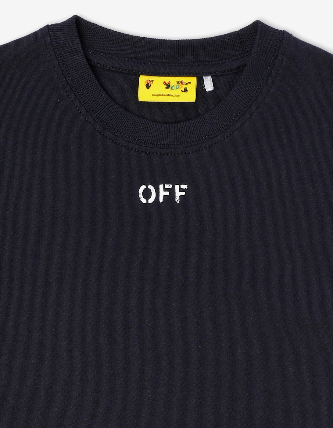 Off-White Kids Off Stamp 2 Pack T-Shirt Set in Black