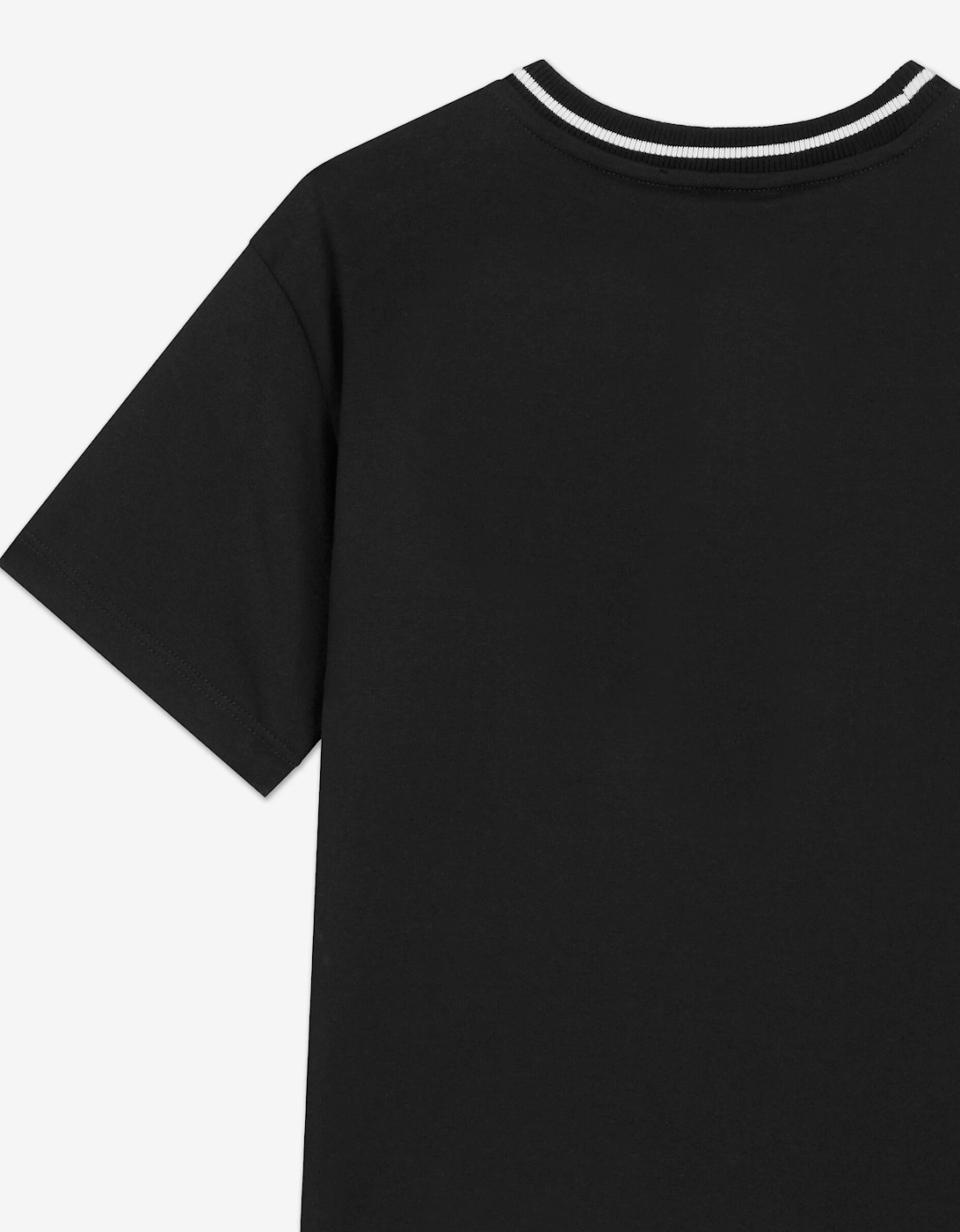 Dolce & Gabbana Boys Logo Print T-Shirt in Black