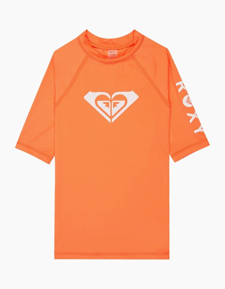Roxy Kids Wholehearted Short Sleeve Rash Vest