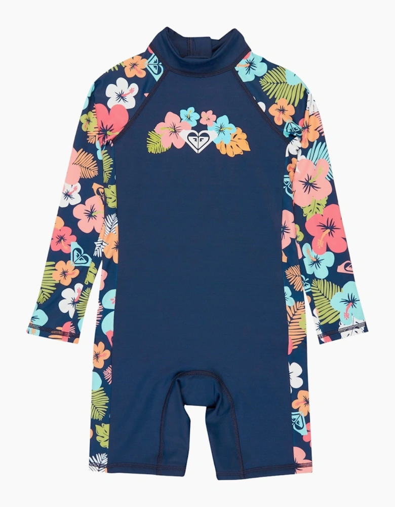 Roxy Kids Morning Flower Long Sleeve Rash Vest