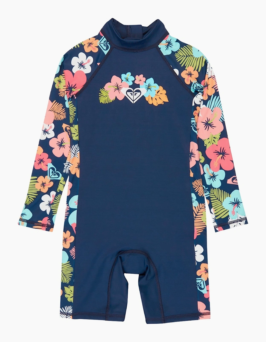 Roxy Kids Morning Flower Long Sleeve Rash Vest, 2 of 1