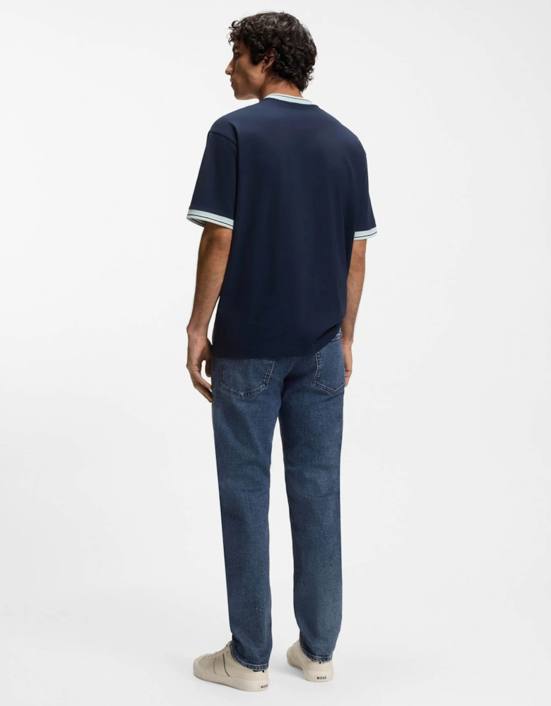 BOSS Orange Maine Mens Regular-Fit Jeans - Medium Blue 424