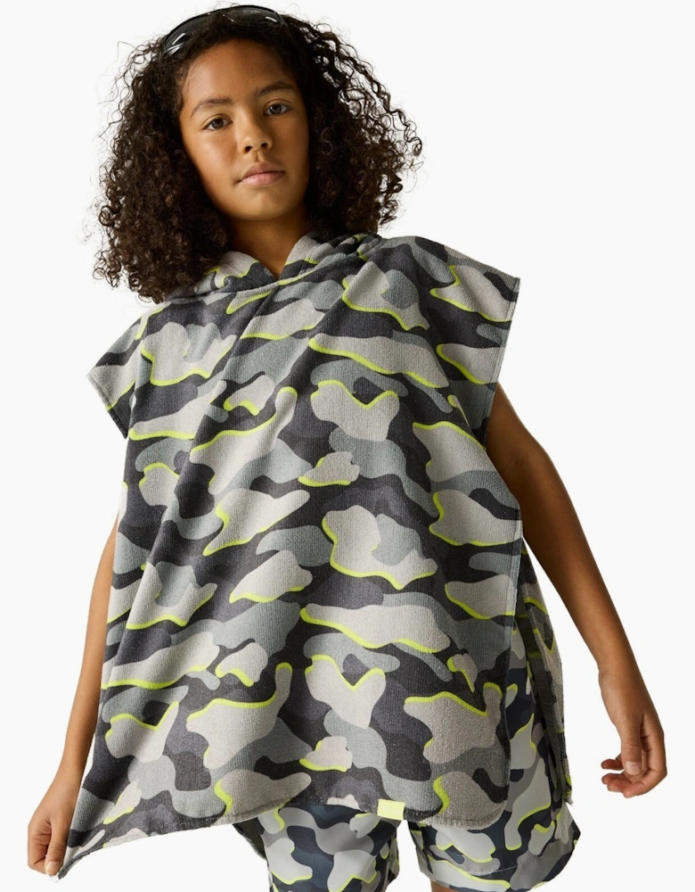 Regatta Kids Hooded Towel Poncho
