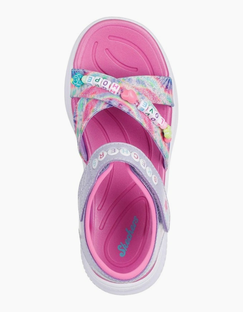 Jumpsters Tie Dye BFFS Girls Sandals
