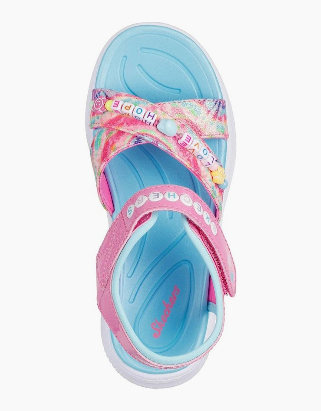 Jumpsters Tie Dye BFFS Girls Sandals