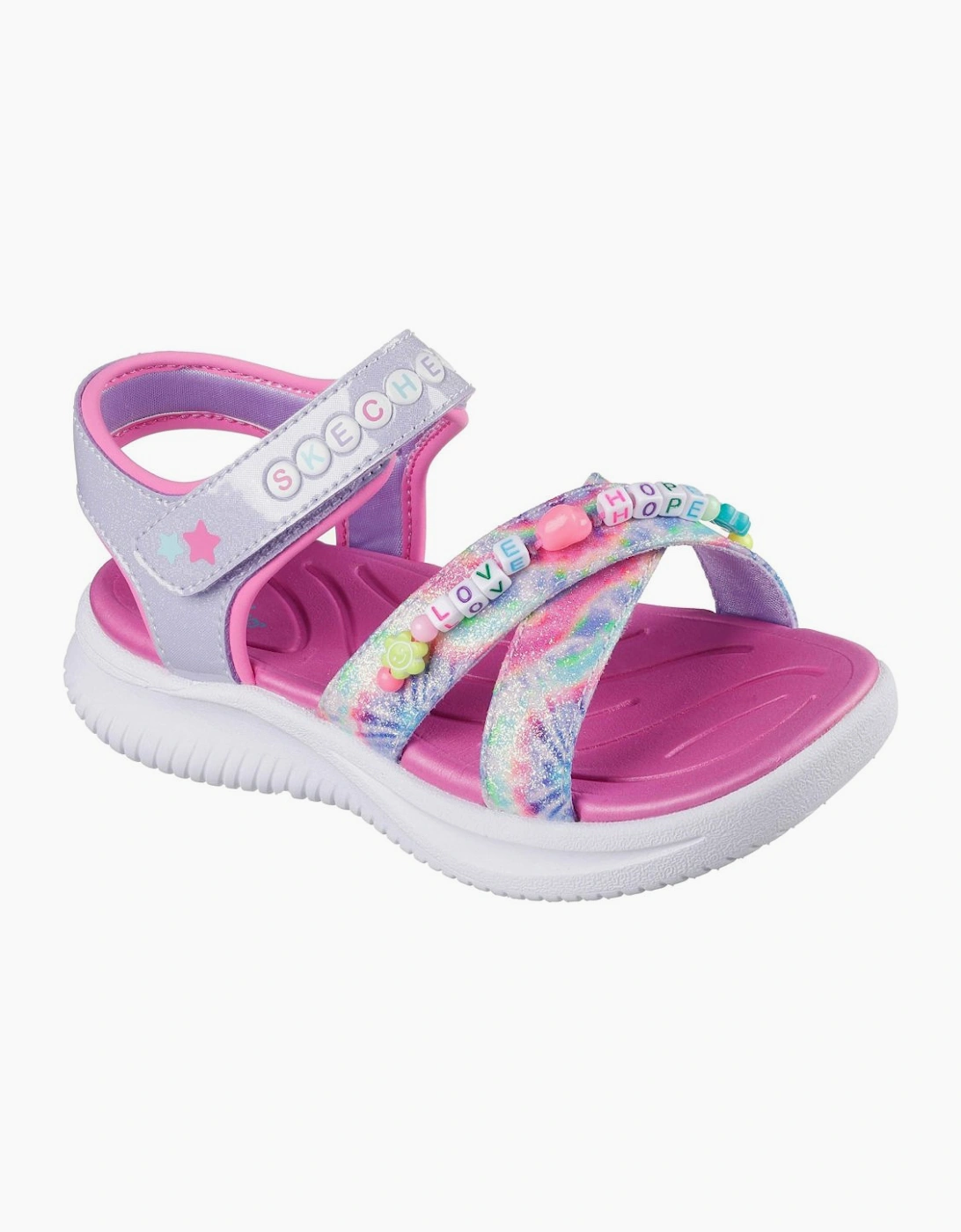 Jumpsters Tie Dye BFFS Girls Sandals, 6 of 5