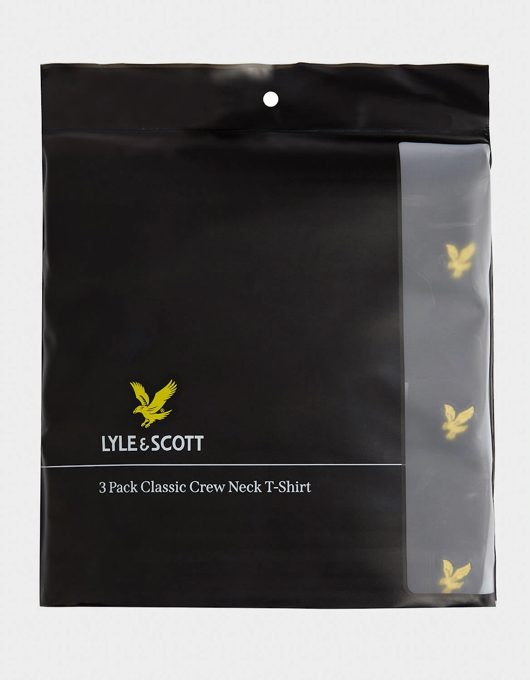 Lyle & Scott Mens Basic 3 Pack T-shirt - Z865 Jet Black