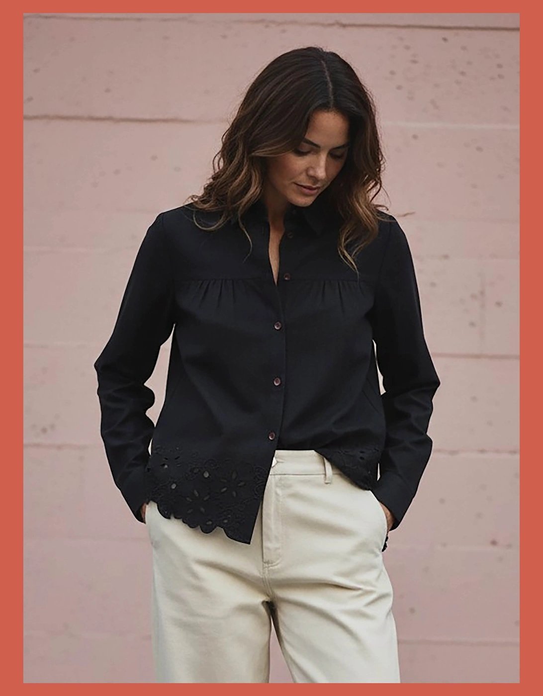 Koren Embroidered Blouse In Black, 8 of 7