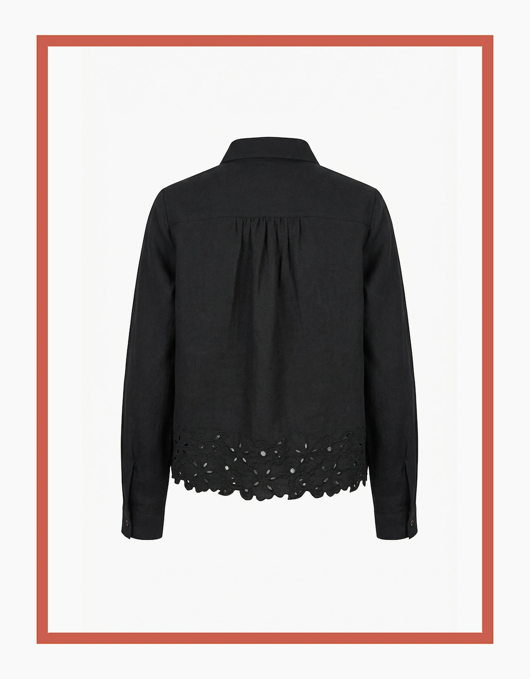 Koren Embroidered Blouse In Black