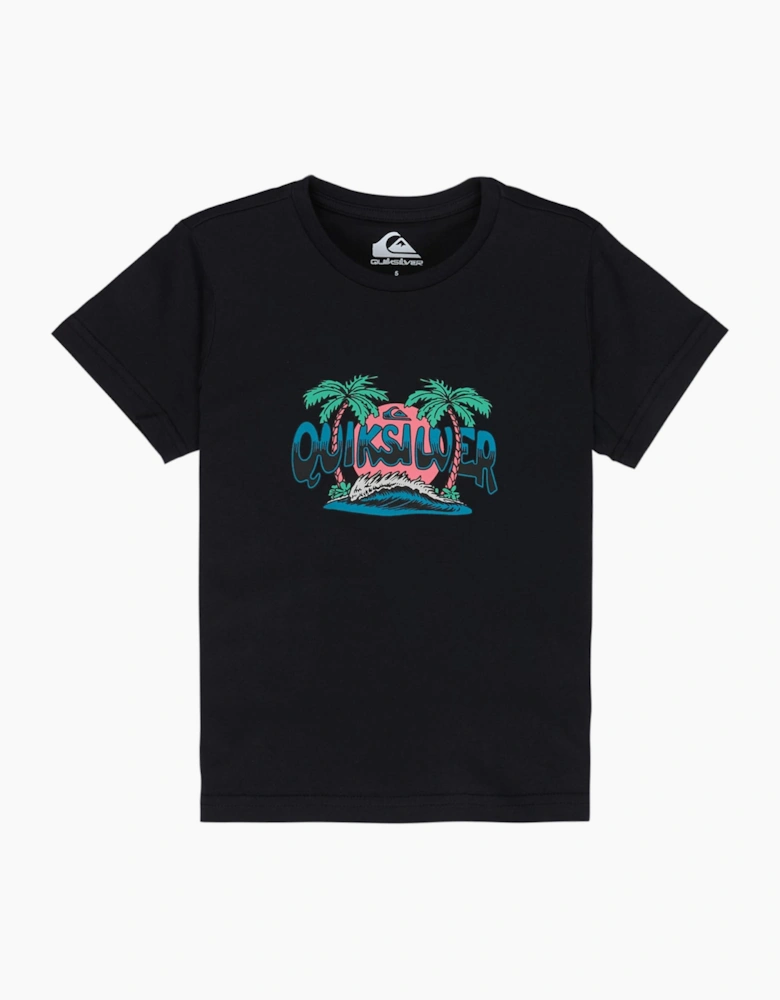 Quiksilver Kids Sound On Graphic Short Sleeve T-Shirt