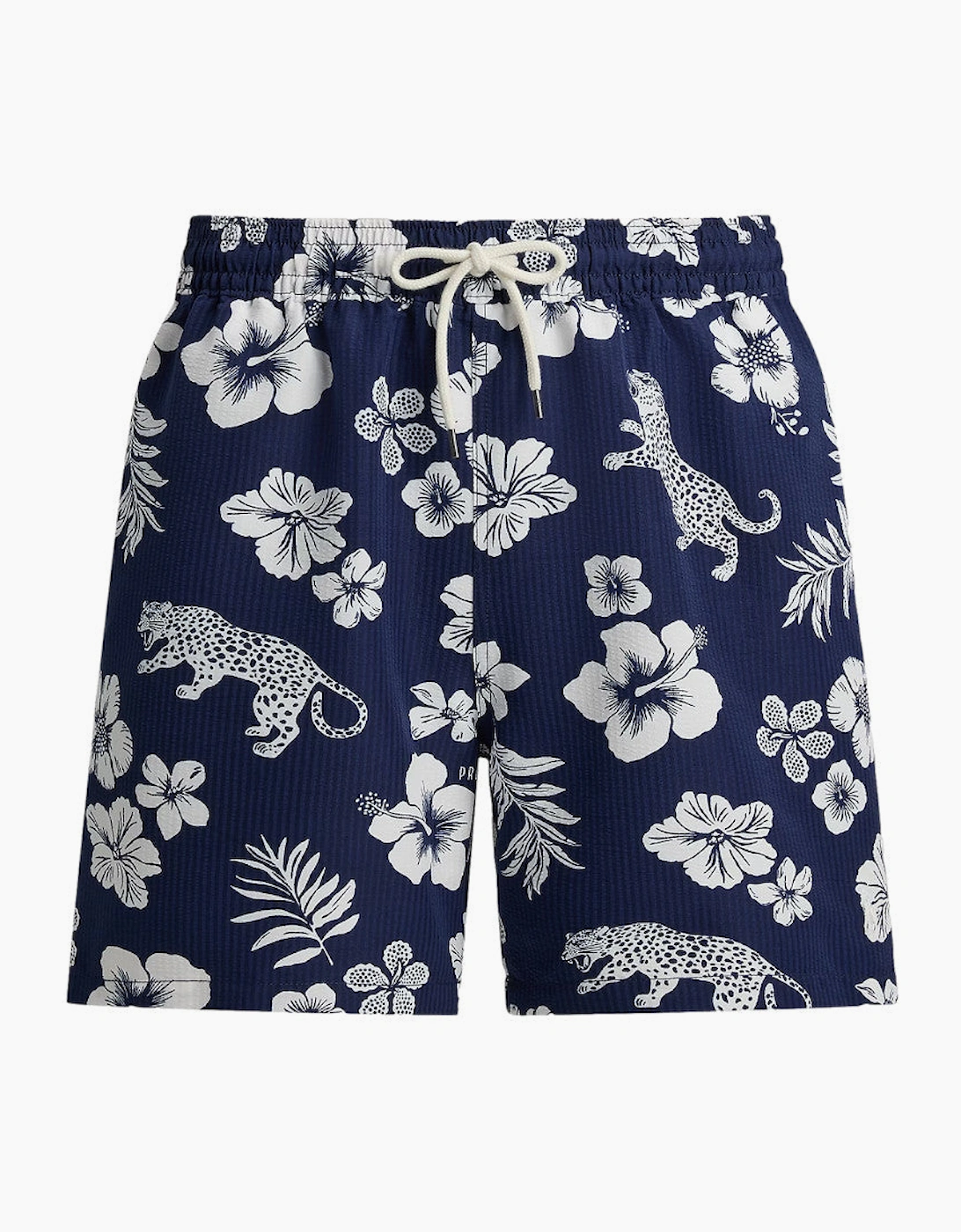 Polo Ralph Lauren Tropical Print Seersucker Swim Shorts 001 Blue, 5 of 4