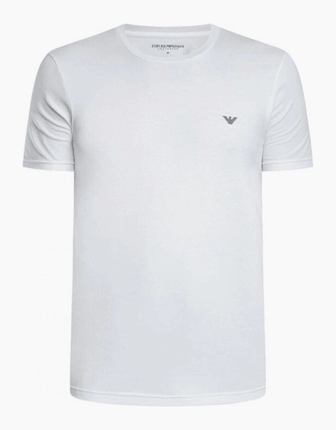 Cotton 2-Pack Round Neck Eagle Logo Navy/White T-Shirt