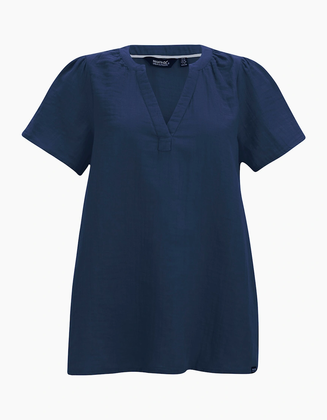 Regatta Women's Navy / Selen Short-Sleeved Shirt - Size: 10
