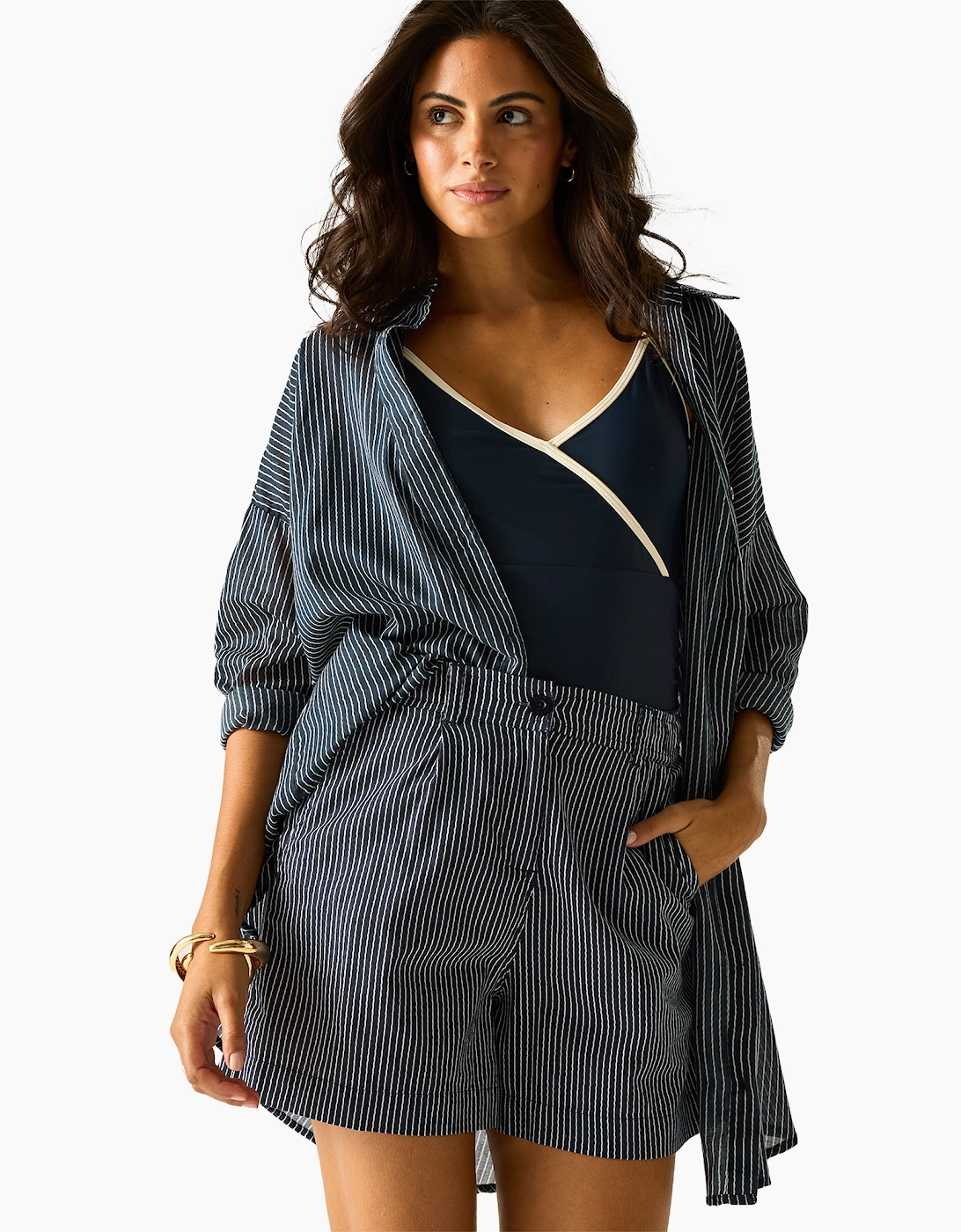 Regatta Womens/Ladies Sabelle Vertical Stripe Casual Shorts