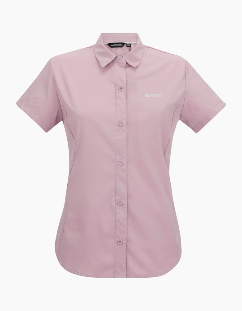 Regatta Womens/Ladies Lightweight Insect Repellent Short-Sleeved Travel Shirt