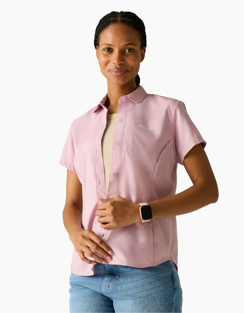 Regatta Womens/Ladies Lightweight Insect Repellent Short-Sleeved Travel Shirt