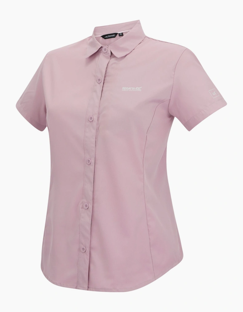 Regatta Womens/Ladies Lightweight Insect Repellent Short-Sleeved Travel Shirt