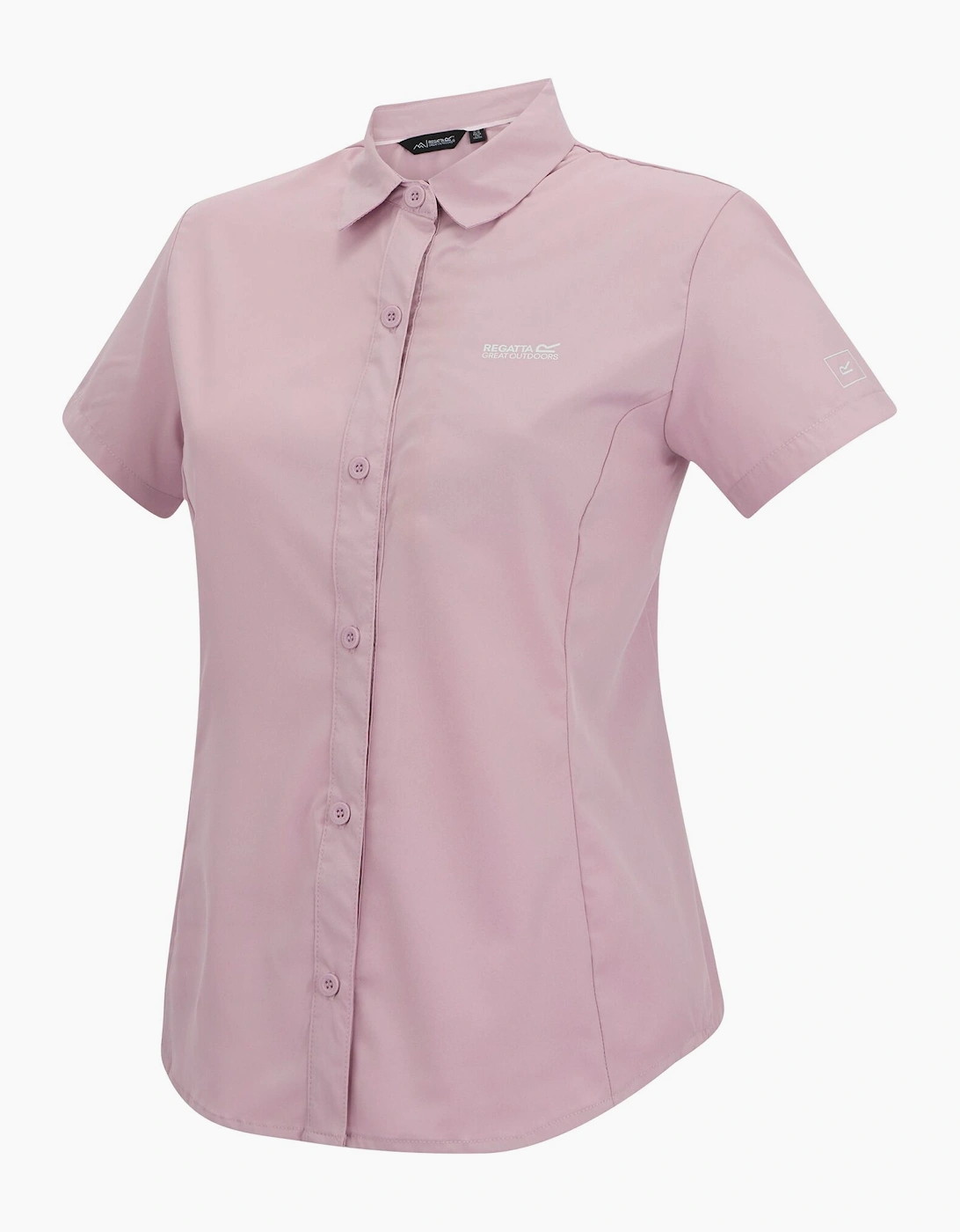 Regatta Womens/Ladies Lightweight Insect Repellent Short-Sleeved Travel Shirt