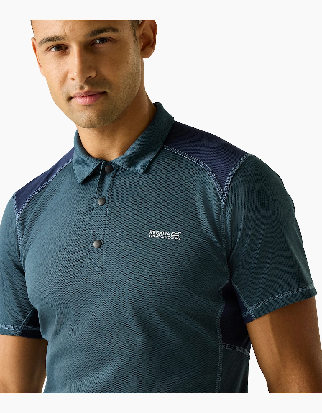 Regatta Mens Virda Logo Polo Shirt
