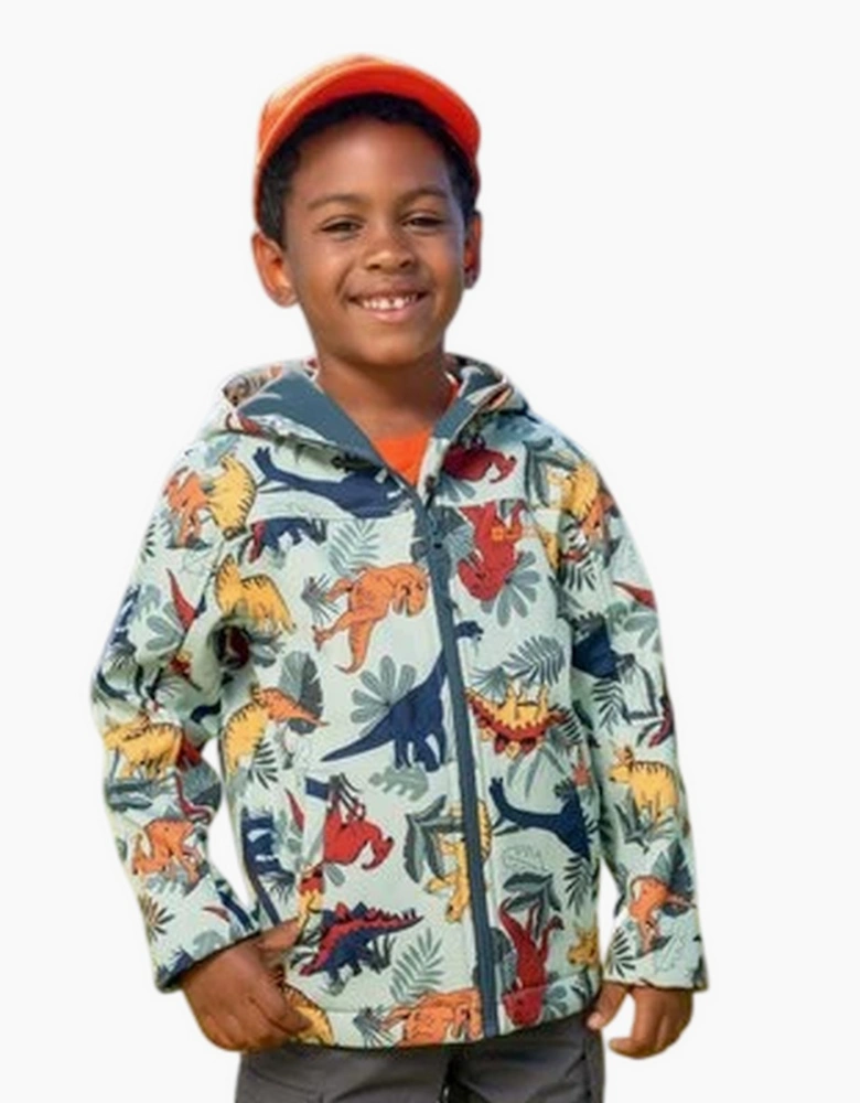 Mountain Warehouse Childrens/Kids Exodus Printed Softshell Water Resistant Jacket