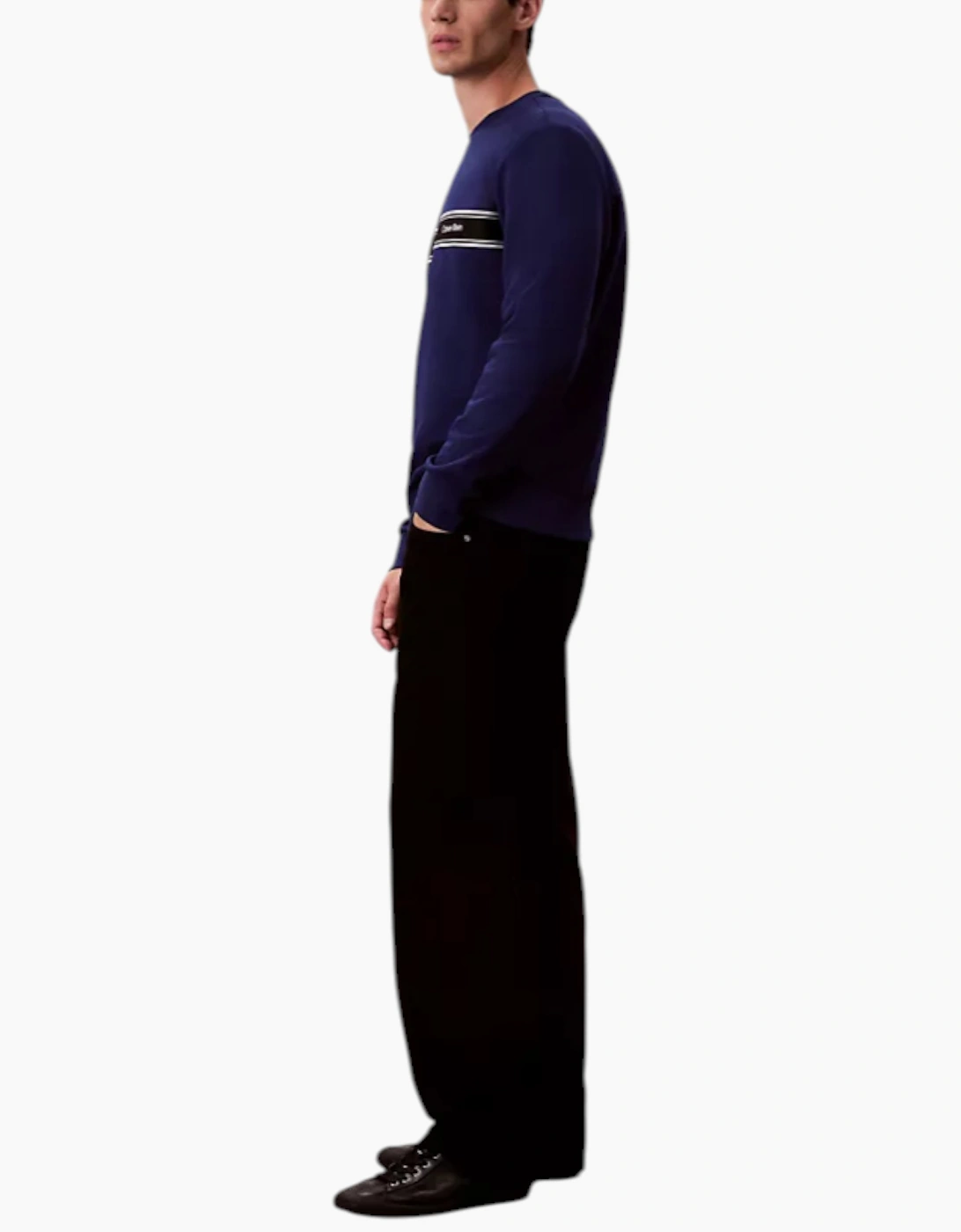 Calvin Klein Mens Sweatshirt Crew Neck Top