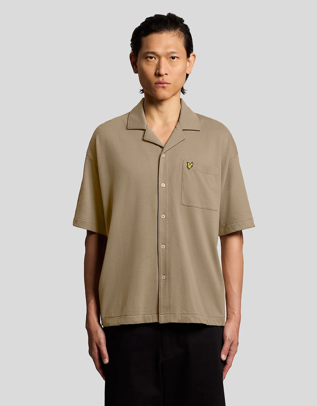 Short Sleeve Revere Collar Shirt, 7 of 6