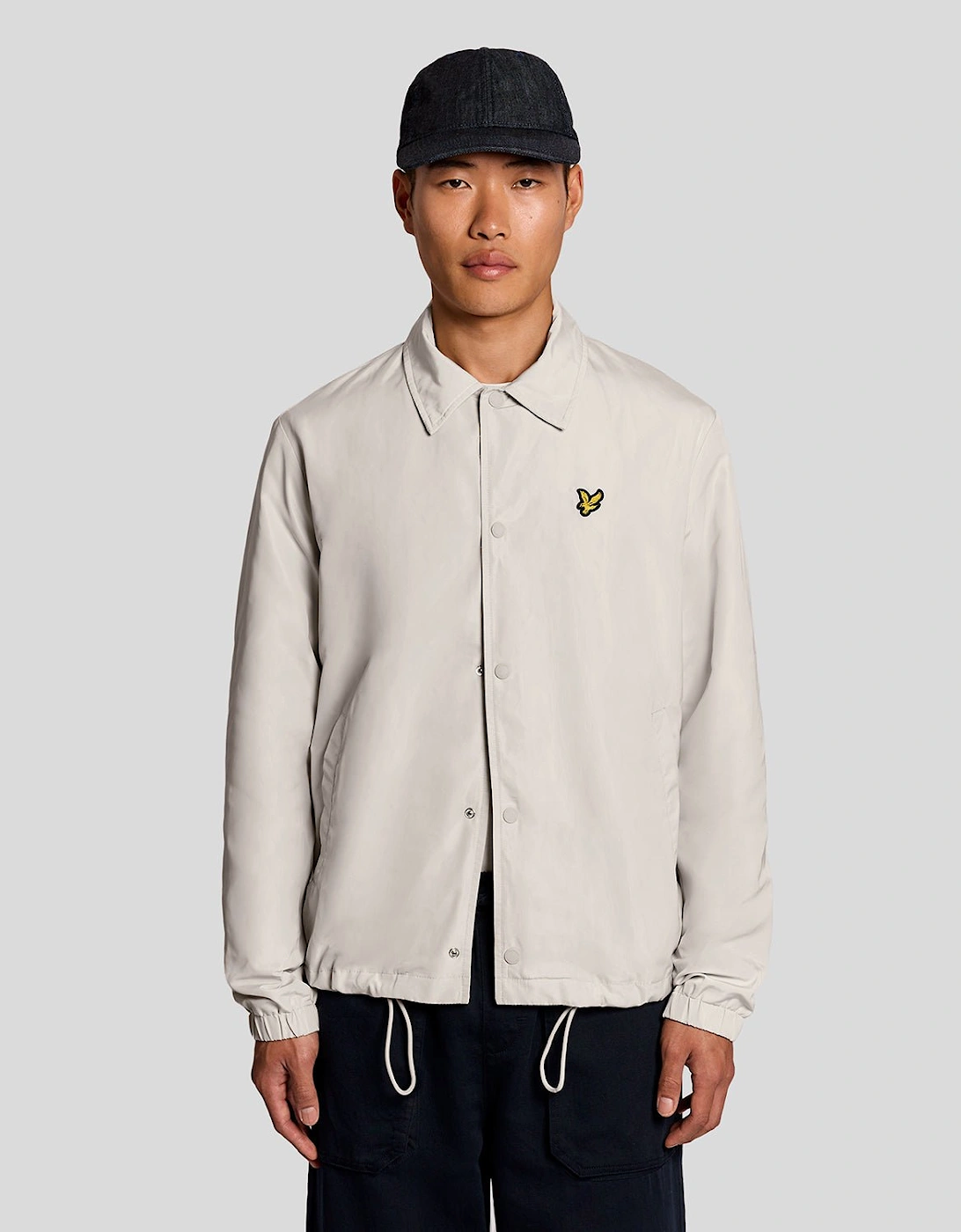 Lyle And Scott Men's Tan Lightweight Coach Jacket  Regular/36 S