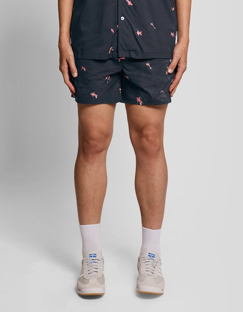 Goldfish Graphic Swim Shorts