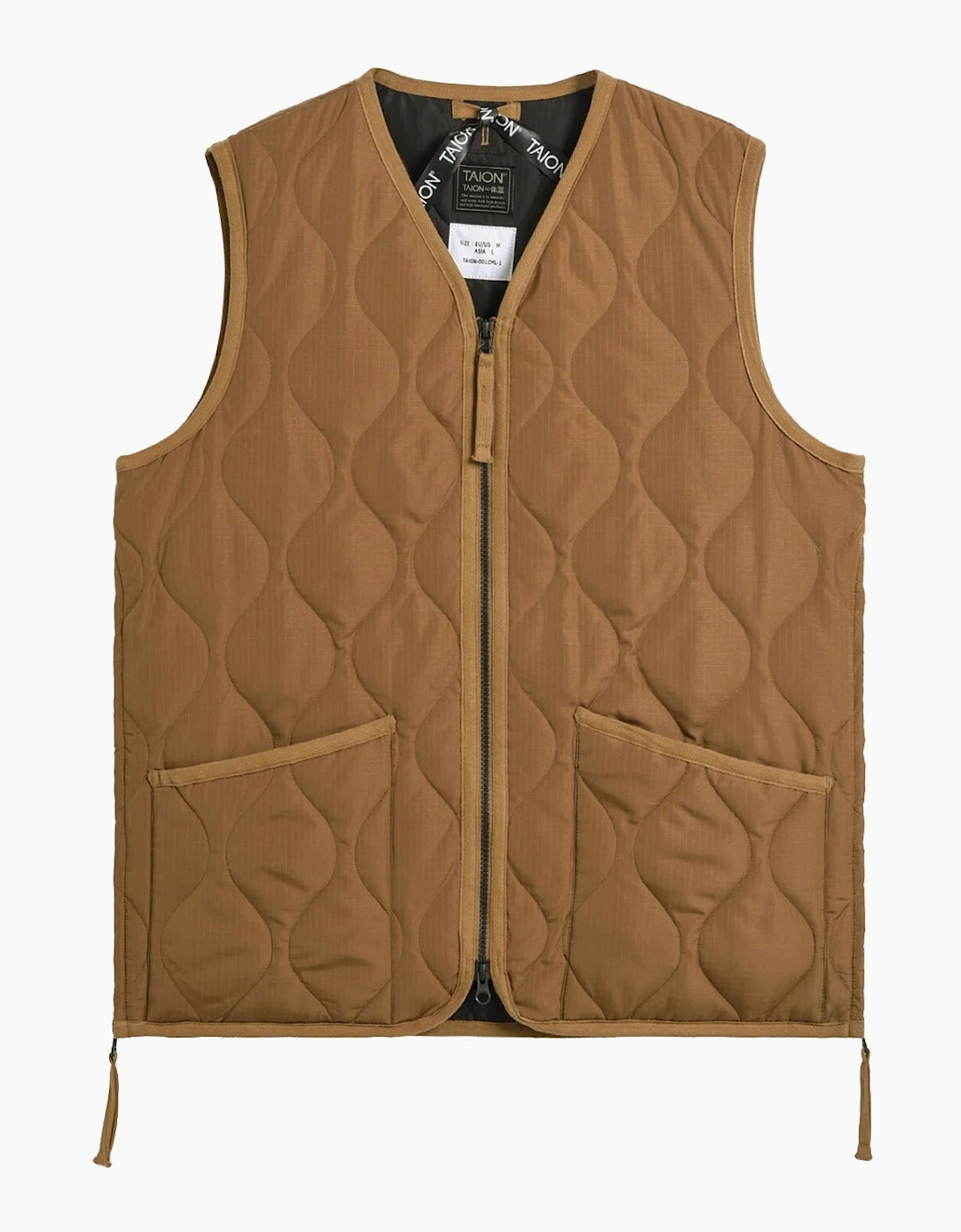 TAION Military V Neck Ripstop Down Vest