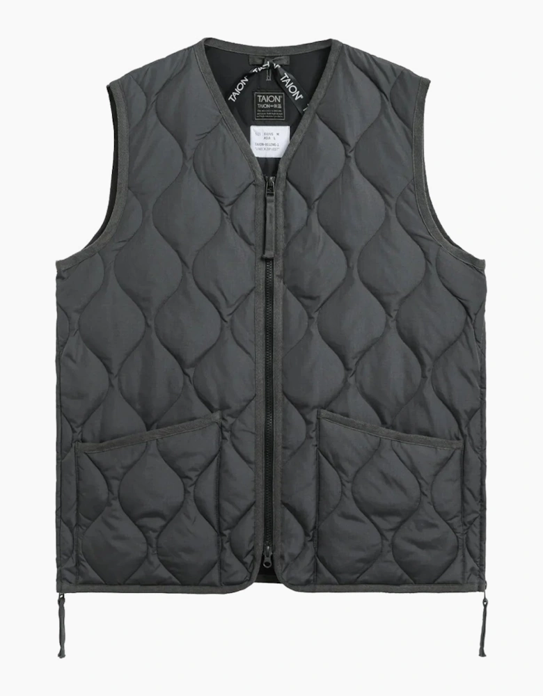 TAION Military V Neck Ripstop Down Vest