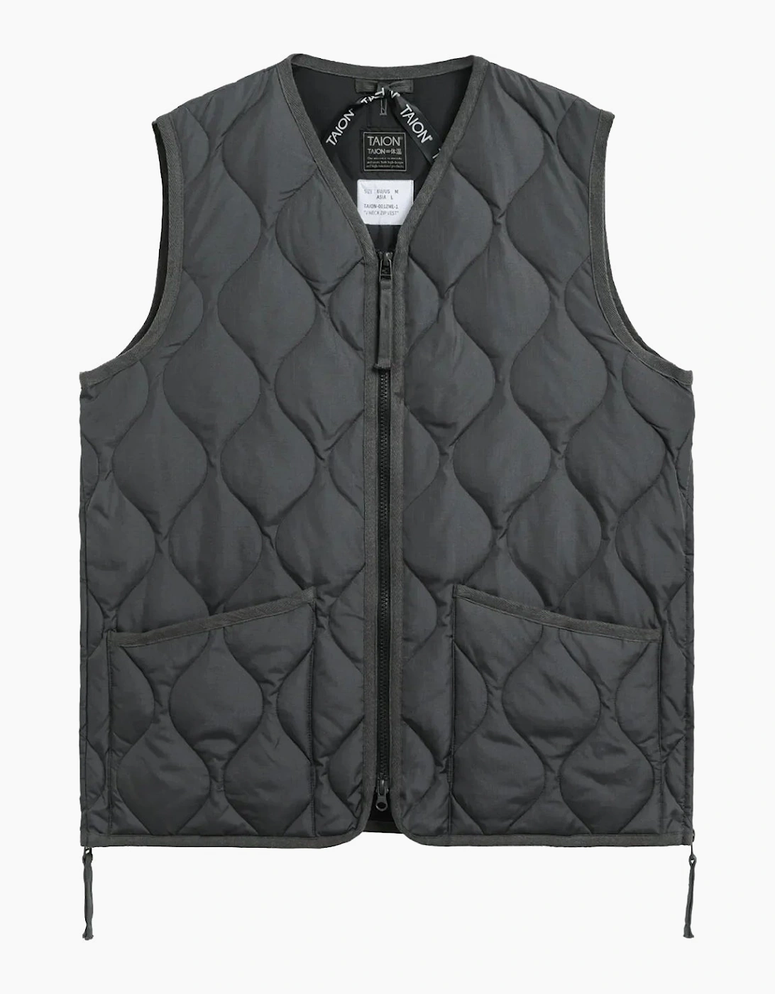 TAION Military V Neck Ripstop Down Vest, 3 of 2