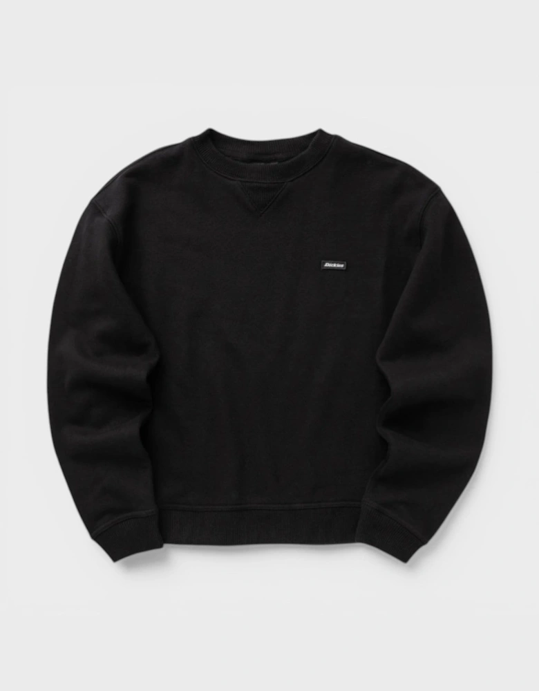 Clancy Logo Sweatshirt Black White