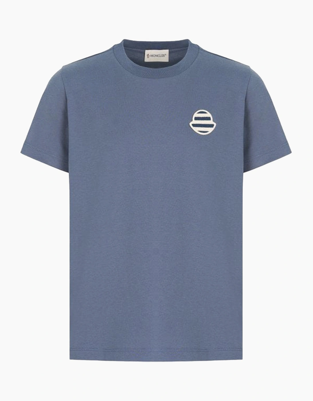 Stripe Logo T Shirt Blue, 5 of 4